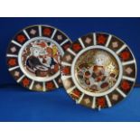 Pair of Royal Crown Derby "Teddys picnic" and "Drummer " plates