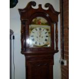 Eight Day Long Case Grandfather Clock