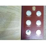 Churchill 24 Medal Centenary silver presentation set