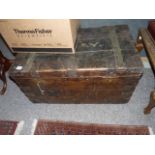 Large wooden trunk