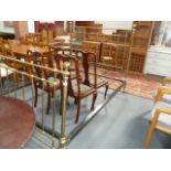 Brass antique double bed