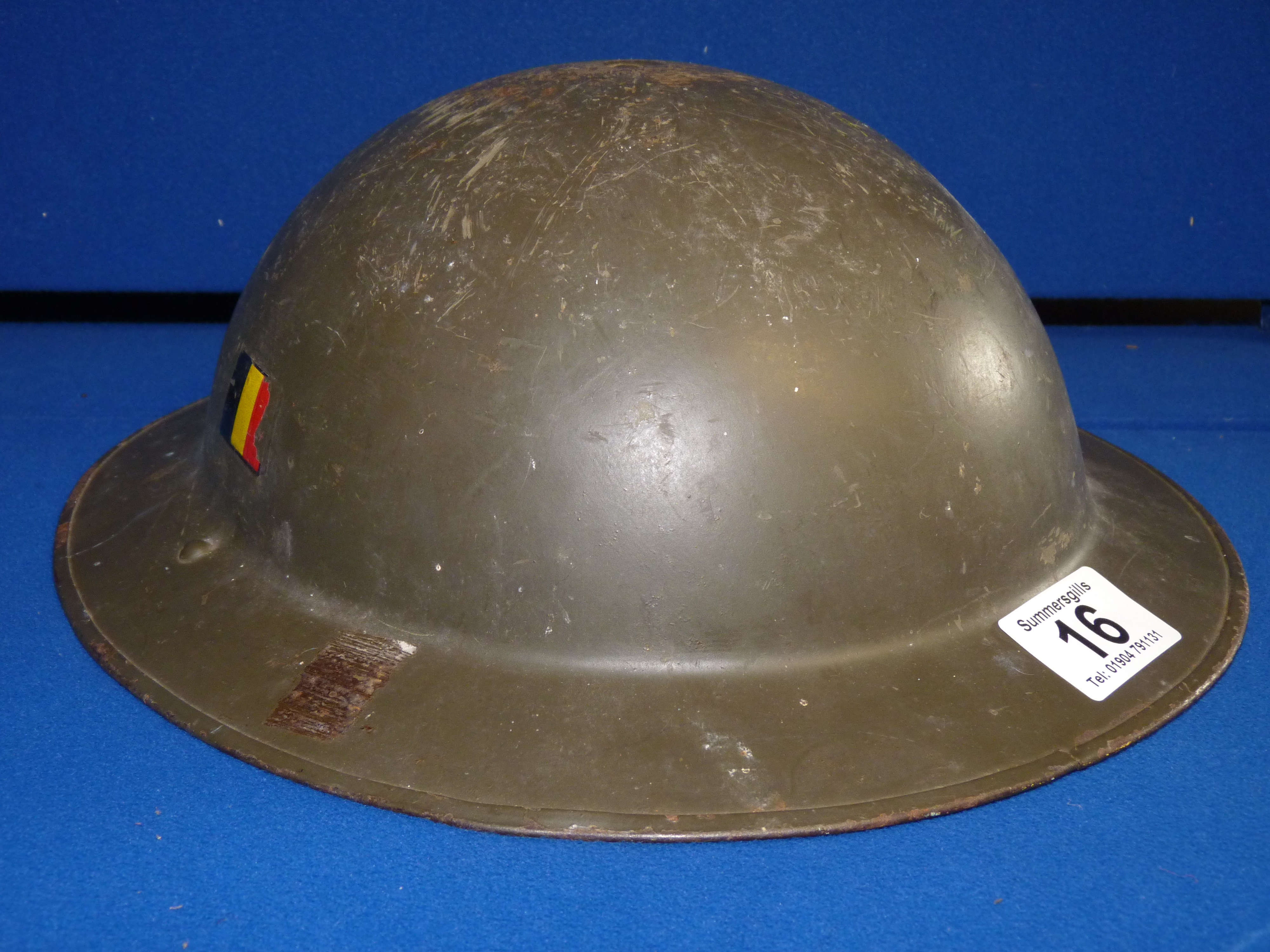 Belgium "Doughbox" helmet