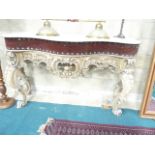 Carved Gilt hall table from a large country house in North Yorkshire