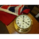 Smiths Empire naval clock, 1935 From the 'Embessage of Newcastle' & flag