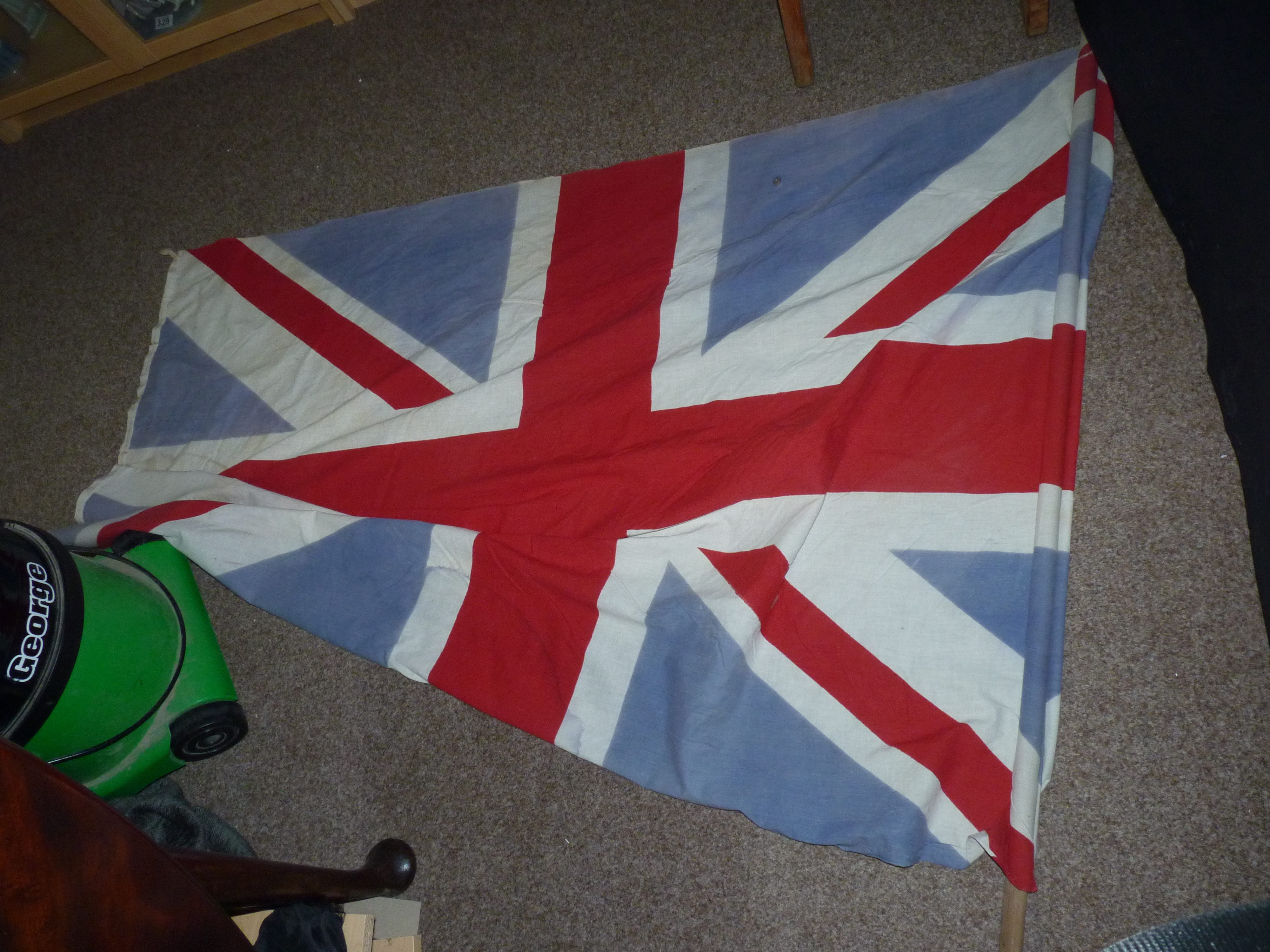 Old Union jack flag 1.6m x 1.1m