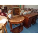 Victorian mahogany dressing table