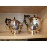 Silver plated tea set