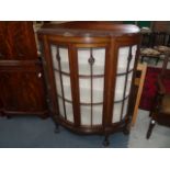 Edwardian mahogany china cabinet