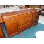 Victorian mahogany sideboard base