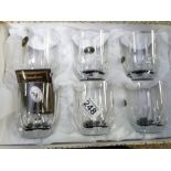 Set of 6 whiskey glasses