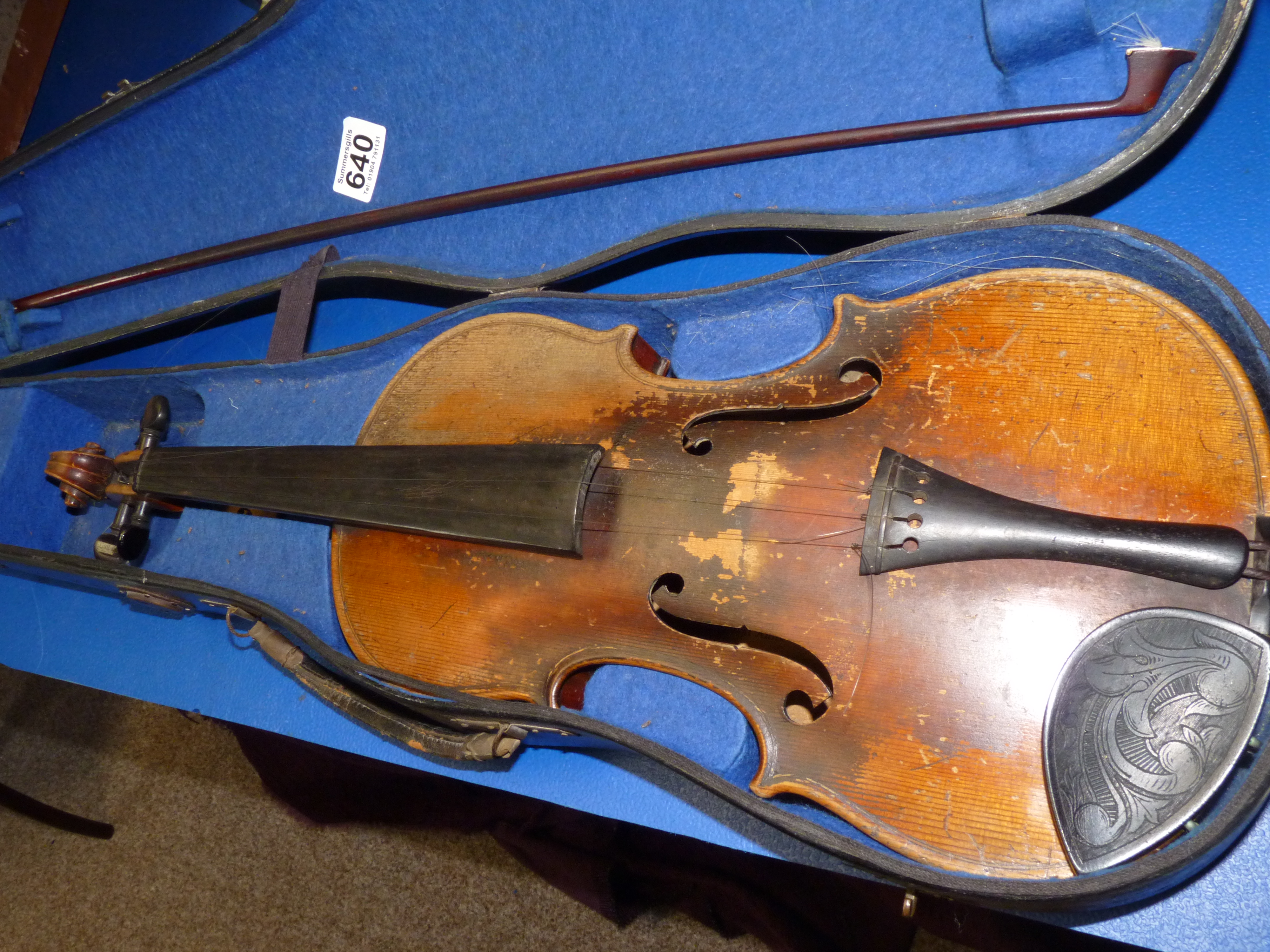 Stradivarius Violin - Faciebat Anno 1710 A/F - Image 2 of 3