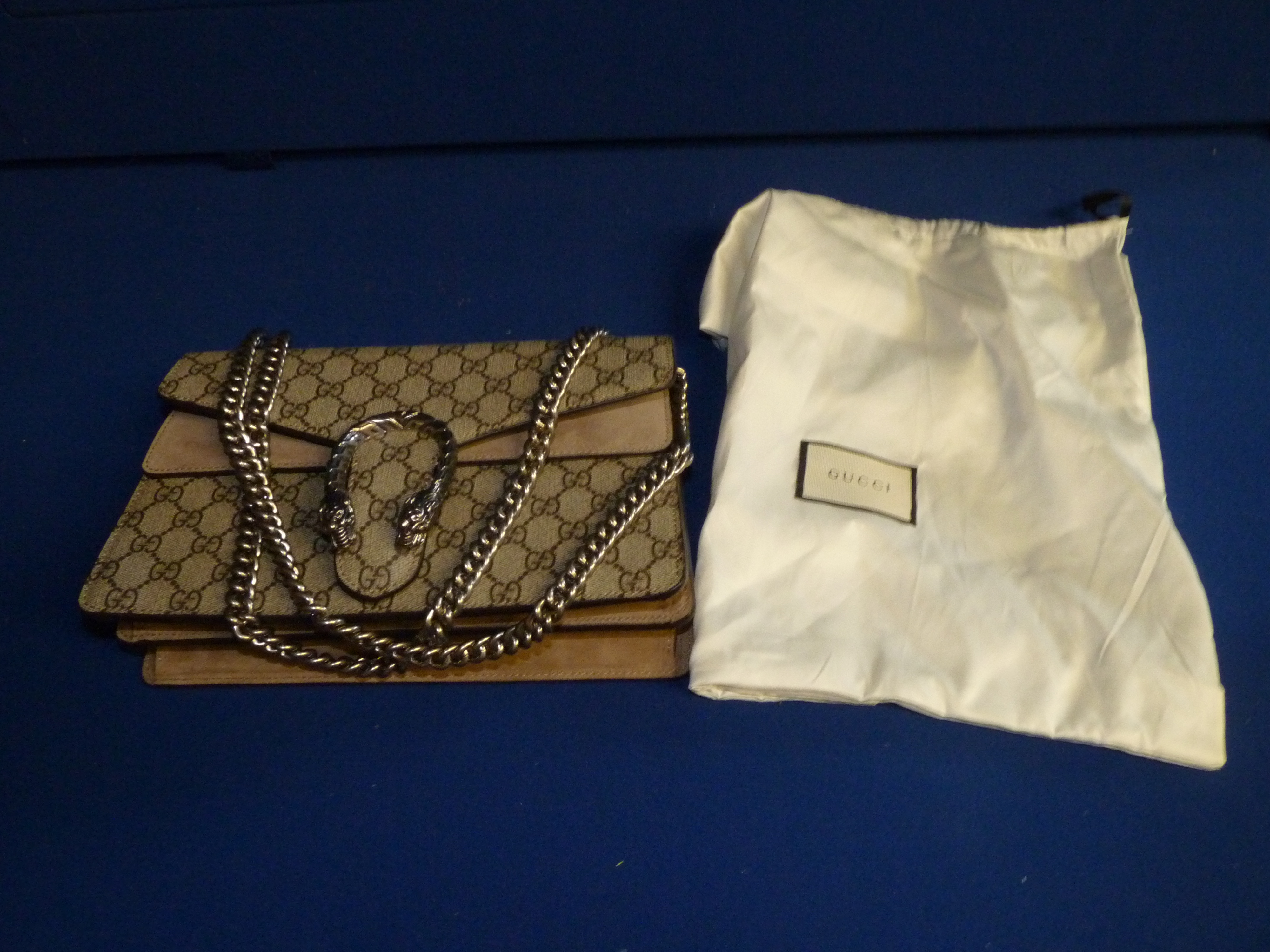 Gucci suede inner handbag - Image 6 of 6
