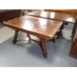 Pull out oak dining table