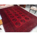 Red rug 2.86 x 2m