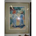 Framed Corinne Hartley print