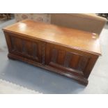 Oak blanket box