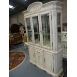 Distressed display cabinet