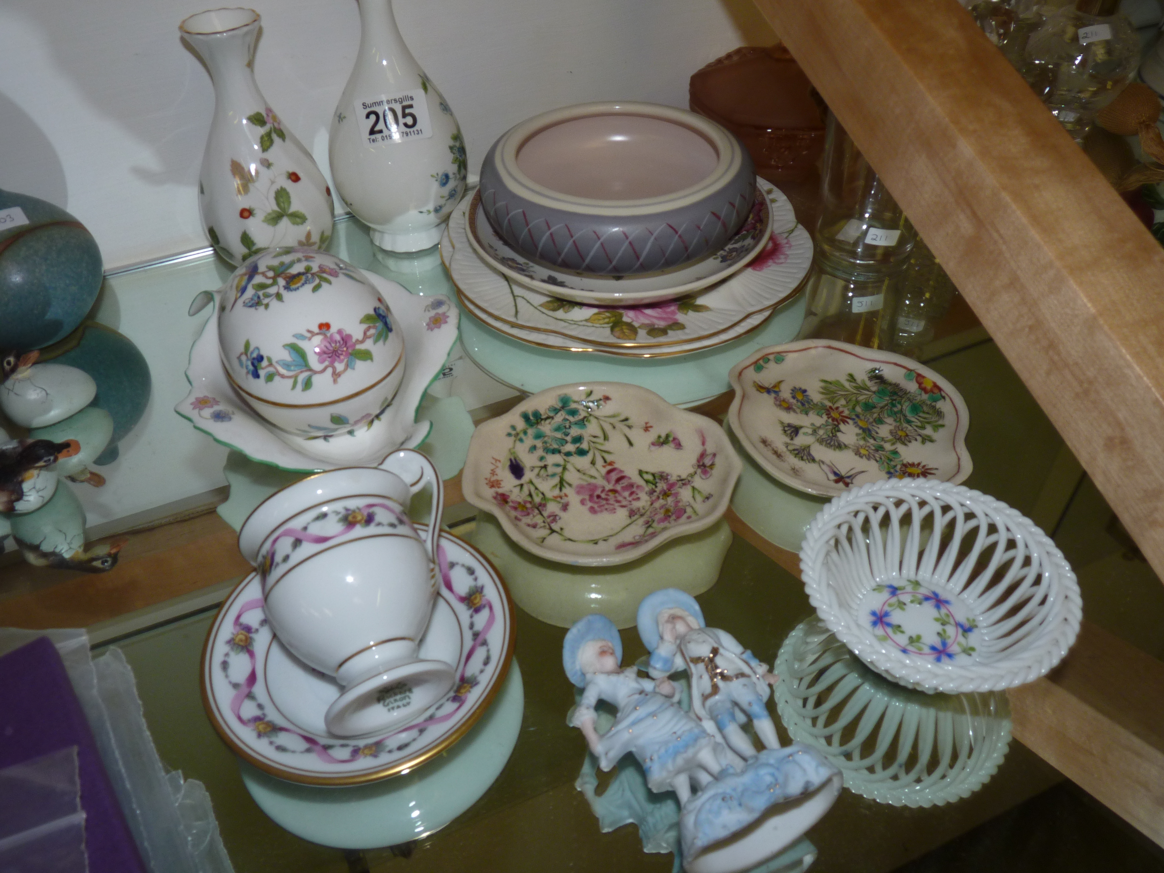 British pottery and China incl. Shelley, Wedgwood, Minton