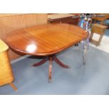 Repro. Regency style dining table