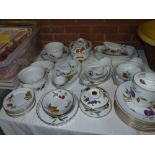 Collection of Royal Worcester Evesham dinner ware