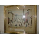 Coronation Street LS Lowry print