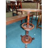 Victorian mahogany wine table