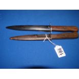 A pair of 1942 daggers