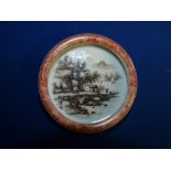 A Chinese brush pot 10cm