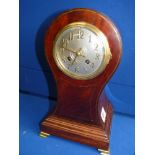 Edwardian Art Nouveau style mantle clock