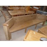 Pine bench