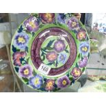 Maling Green and Purple Charger plate