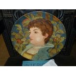 English pottery plaque (Minton)