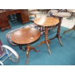 3 tripod occasional tables