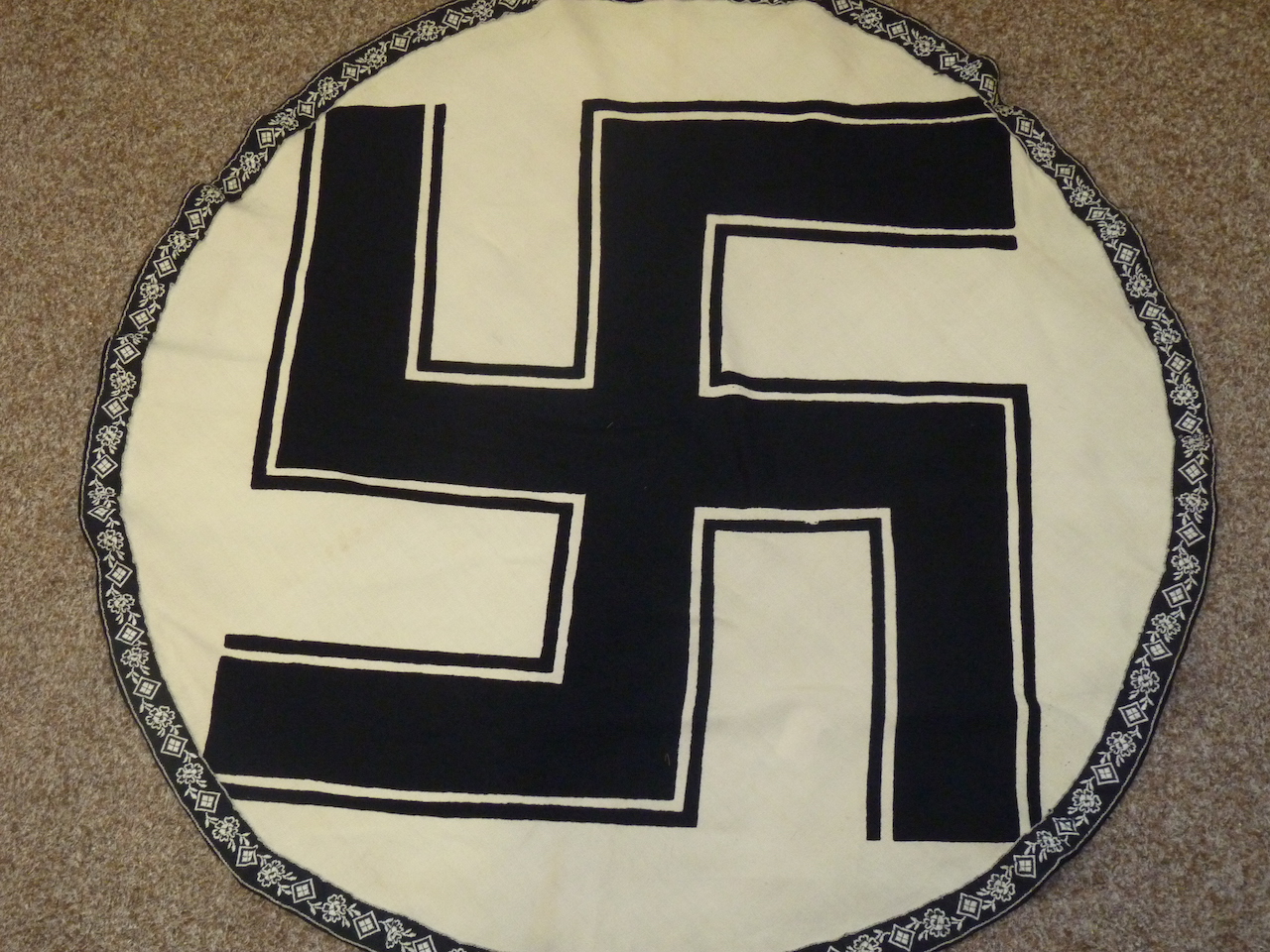 German circular flag 75cm iam