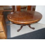 Victorian walnut breakfast table