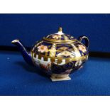 Miniature Royal Crown Derby Imari teapot