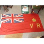 The Flag from the Royal Yacht Victoria and Albert