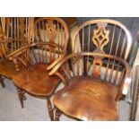 Pair of repro. Windsor chairs