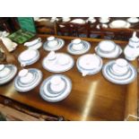 Ainsley blue mist dinner set