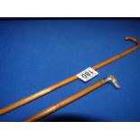 Pair of wooden Swagger sticks
