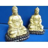 Pair of Oriental Buddhas