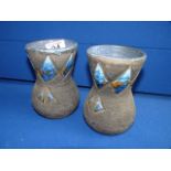 Pair of Irish Tilgman Keramik vases