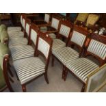 Set of 10 Victorian dining chairs