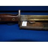 Bayonet 1907 and scabbard