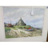 Framed Alan Bamford Boulmer print