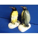 Pair of 32cm foreign penguin figures