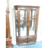 Mahogany display cabinet