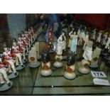 Capo Di Monte Napoleonic Chess set