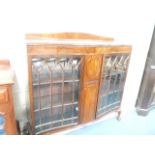 Edwardian mahogany china cabinet