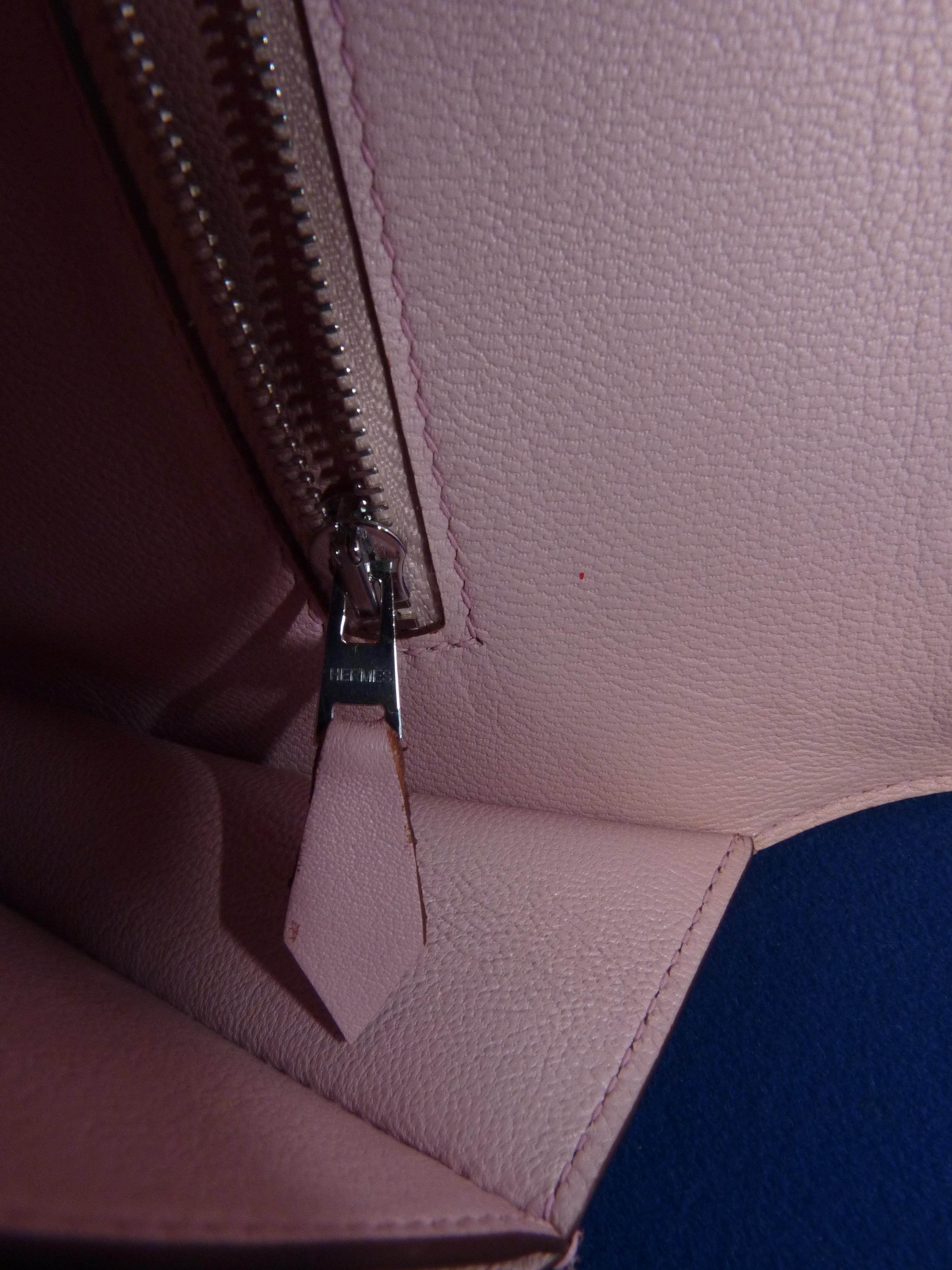 Hermes Constance handbag 24cm in pink with box and bag etc.Marked GLY745 - Image 7 of 11